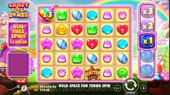 好博体育电子老虎机糖果闪电轰炸，捡点满屏的糖果和甜点