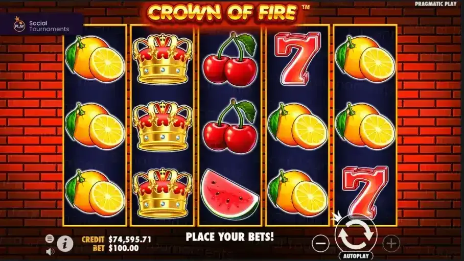 好博体育王冠之火电子老虎机游戏，将经典与激情融合